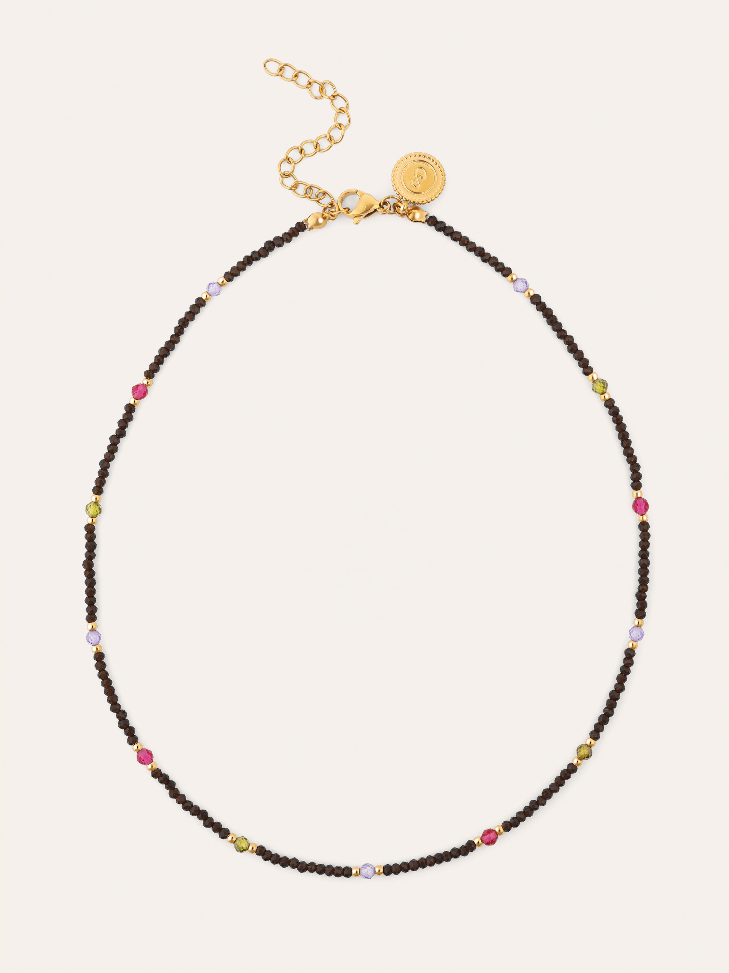 Collar Winter Glam Acero Baño Oro