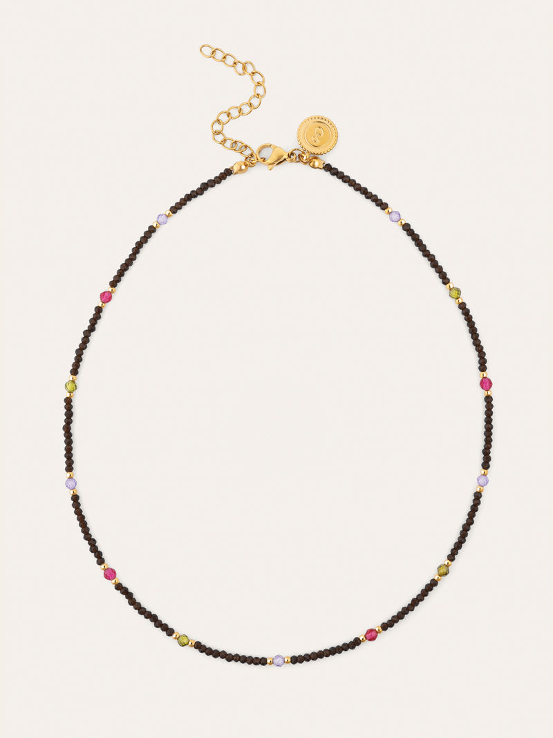 Collar Winter Glam Acero Baño Oro