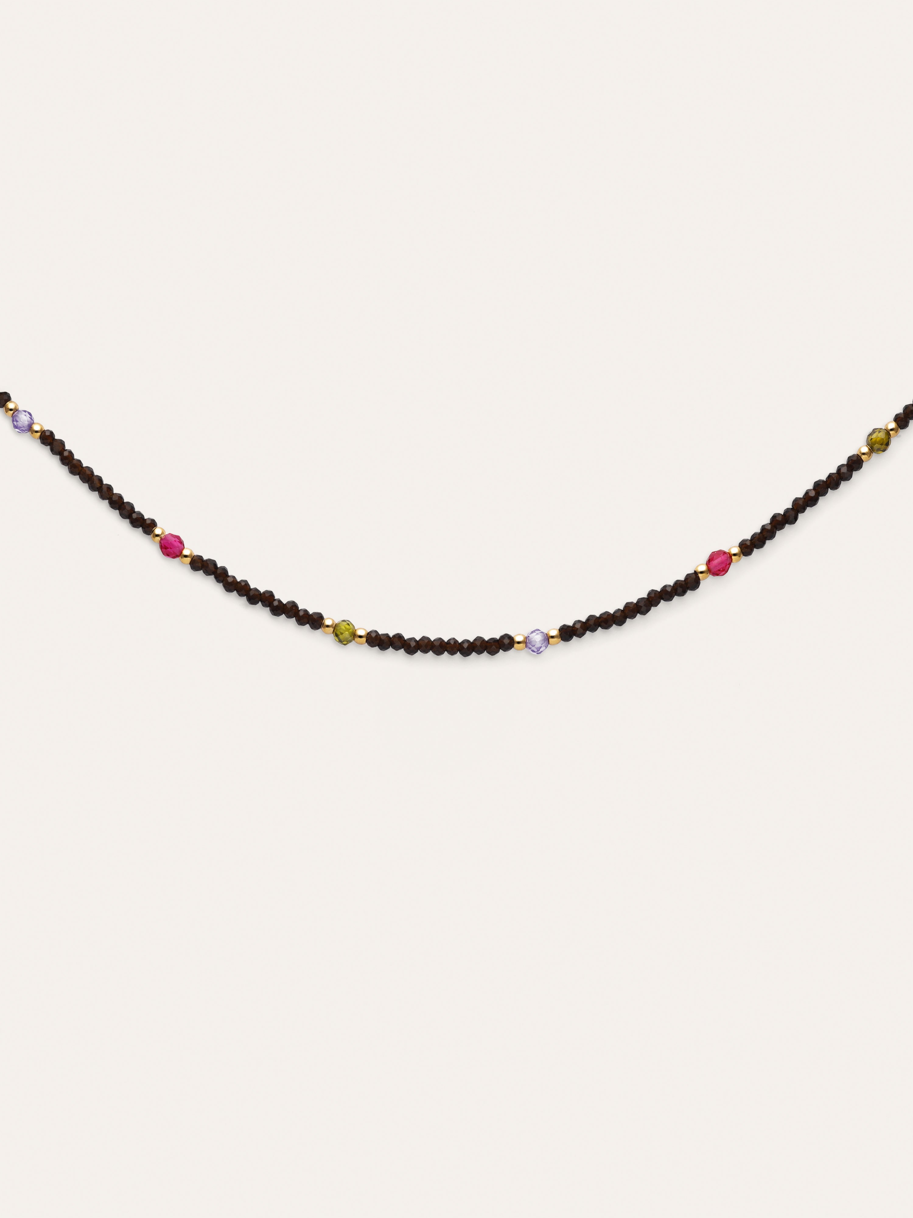 Collar Winter Glam Acero Baño Oro