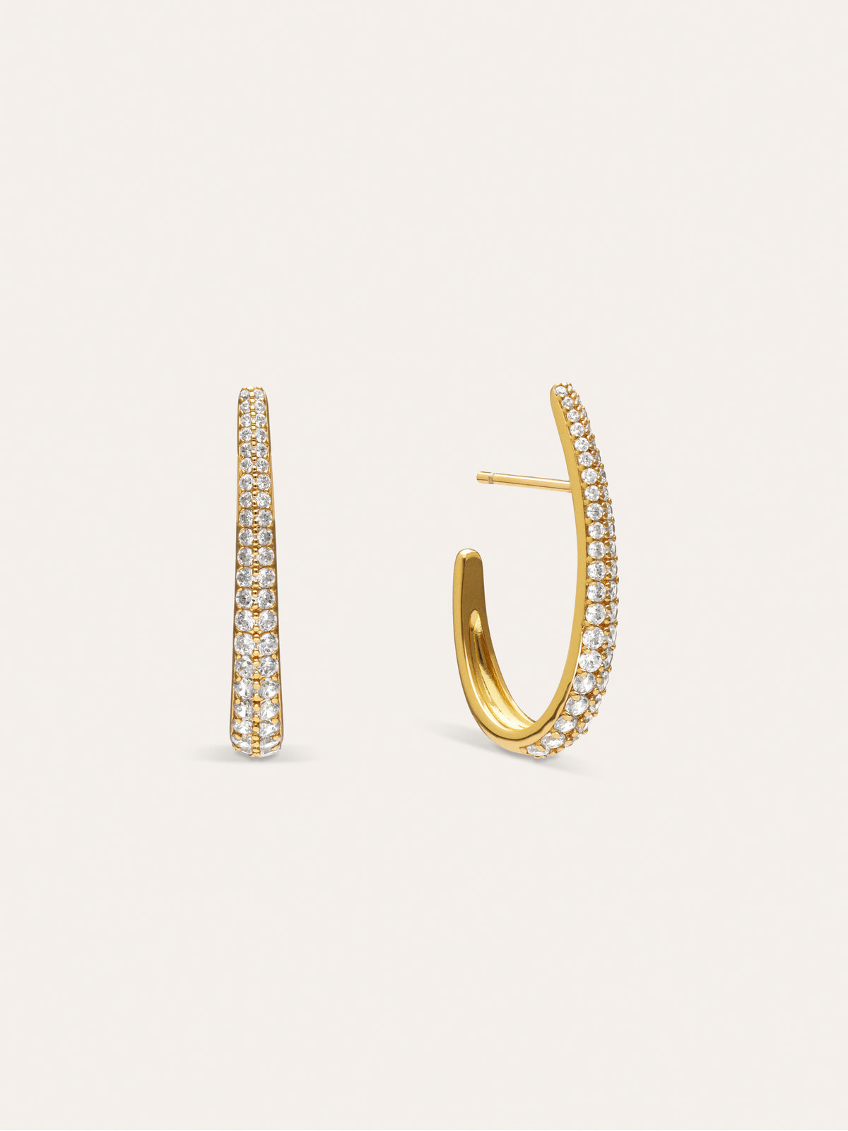 Pendientes Aro Aby Sparks Baño Oro