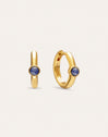 Alma Kyanite Gold-Plated Hoop Earrings
