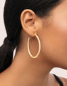 Pendientes Aro Scarlett L Baño Oro