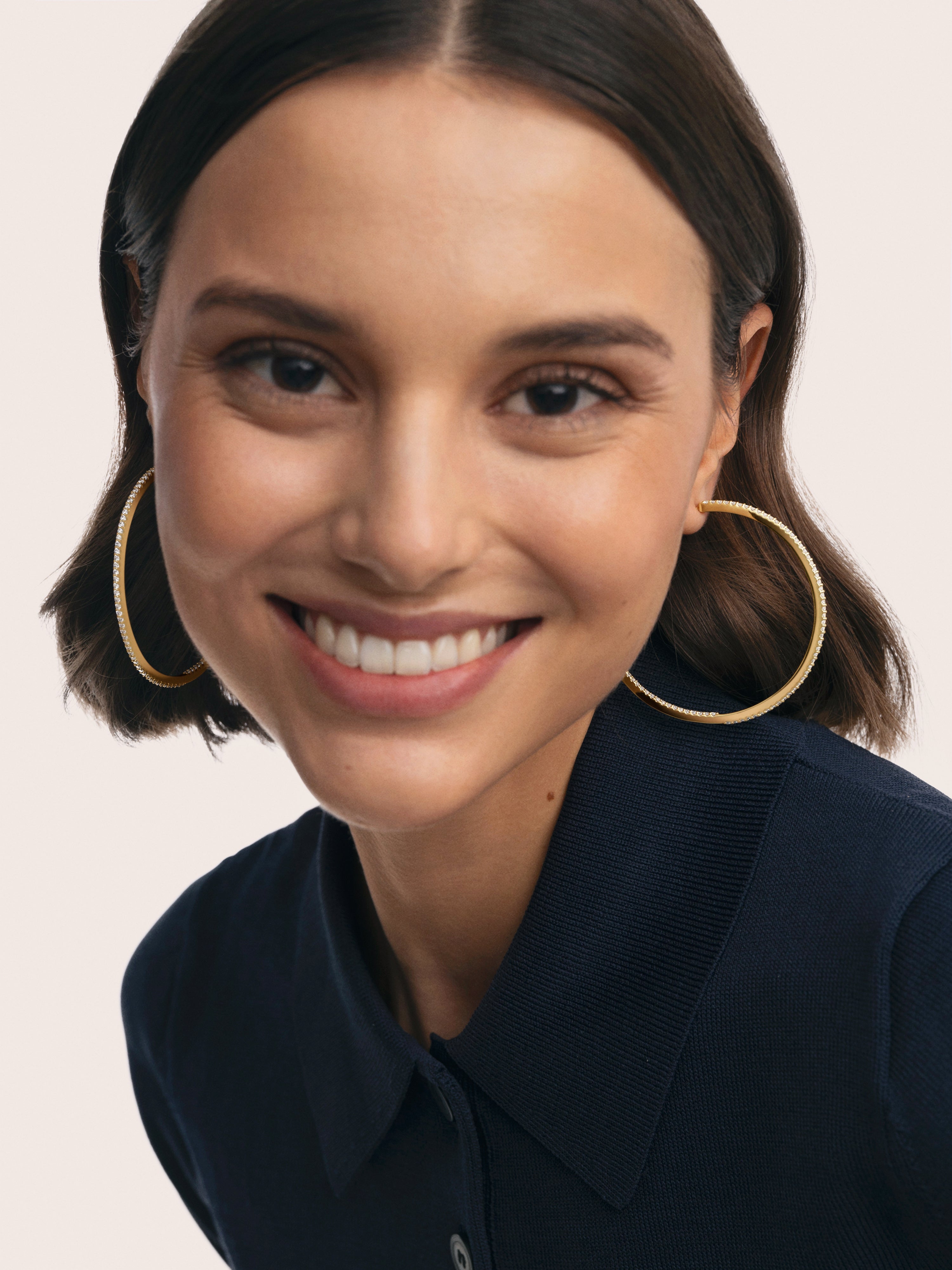 Pendientes Aro Scarlett XL Baño Oro