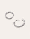 Imagen detalle de Pendientes Aro Twist Acero
