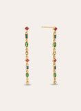Boucles d'oreilles Cascade Colors Plaqué Or