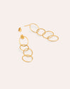 Pendientes Circles & Circles Baño Oro