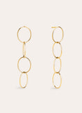 Oorbellen Circles & Circles Staal Baño Oro