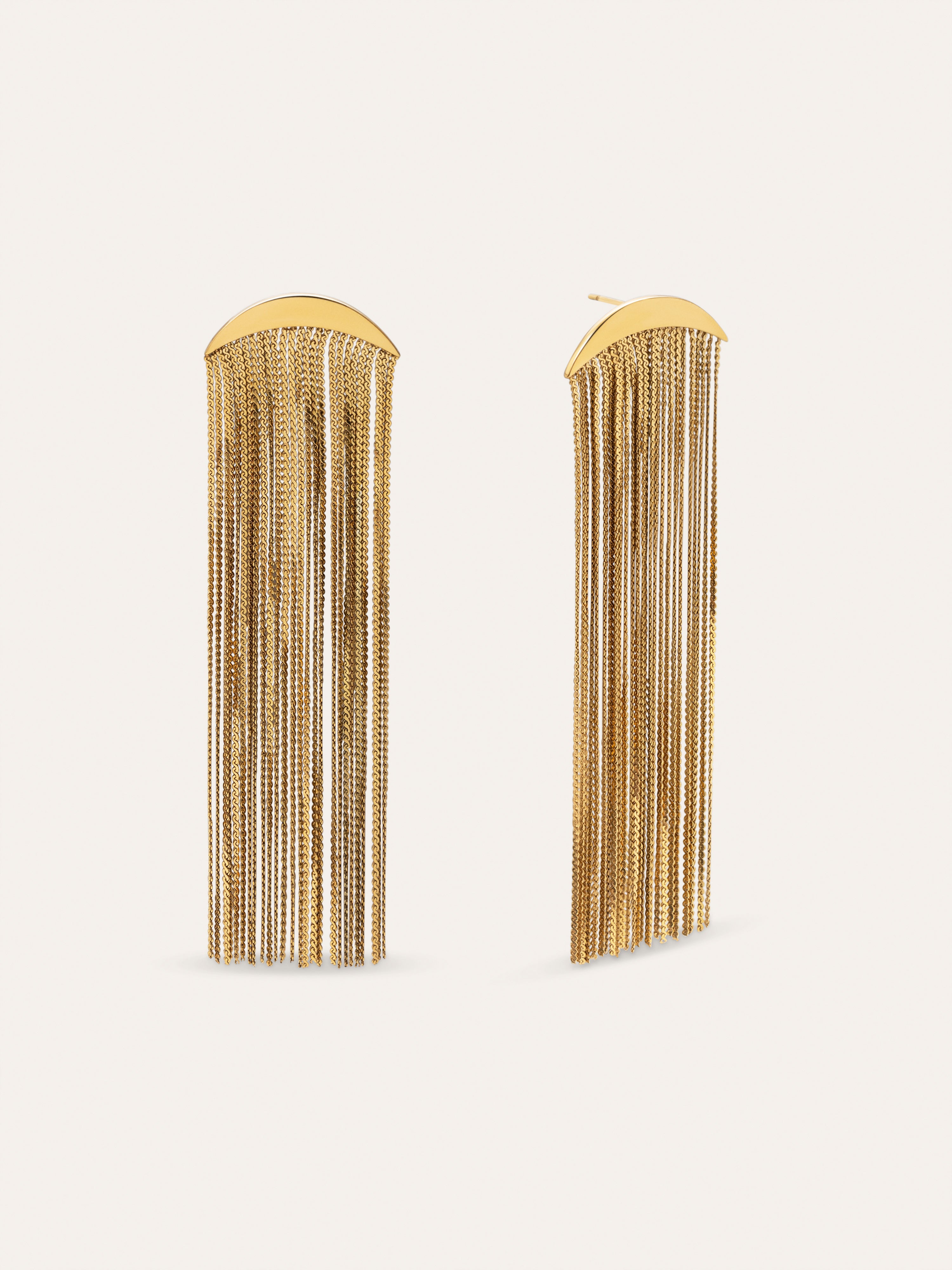 Cleopatra Stainless Steel Gold Earrings