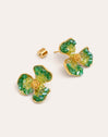 Pendientes Clover Baño Oro