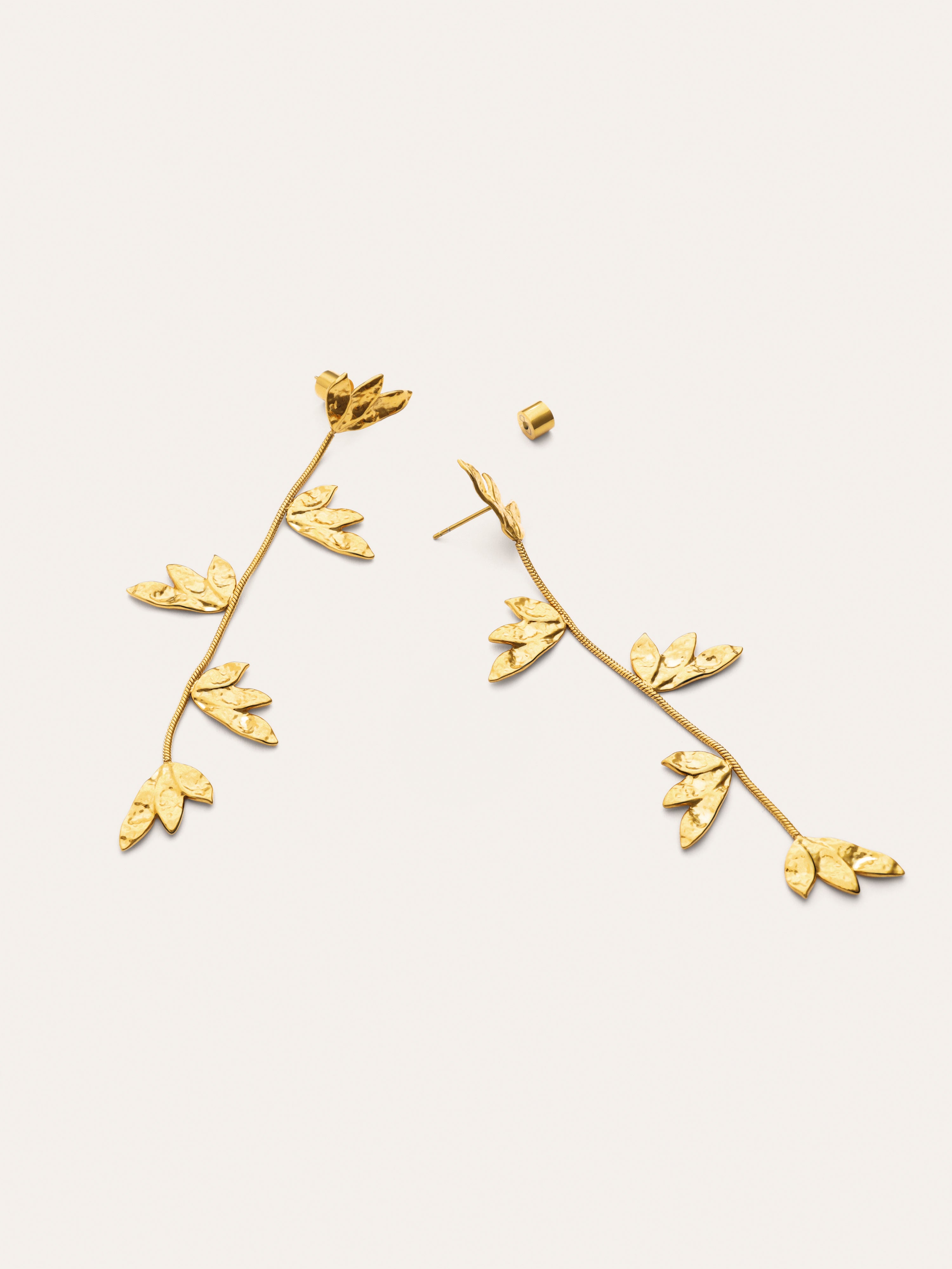 Pendientes Florenda Acero Baño Oro