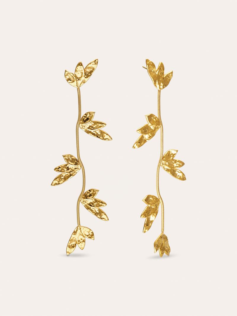 Pendientes Florenda Acero Baño Oro