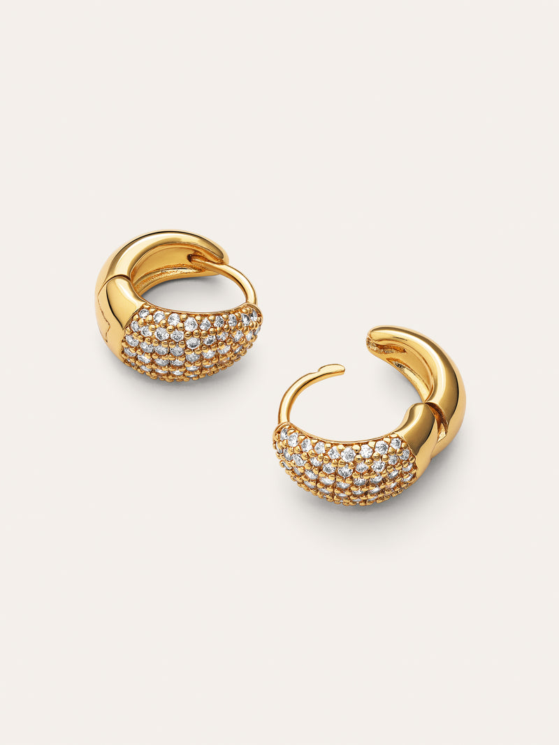 Pendientes Gota Scarlett Baño Oro