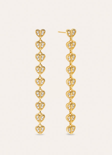 In Love Gold Earrings 