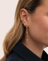 Pendientes Long Iris Colors Baño Oro