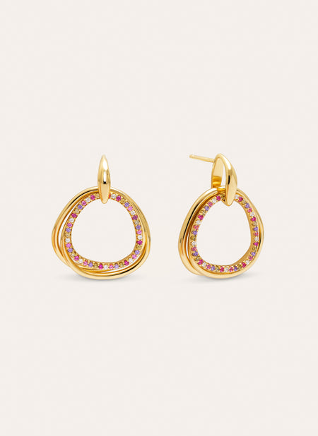 Pendientes Oria Colors Baño Oro