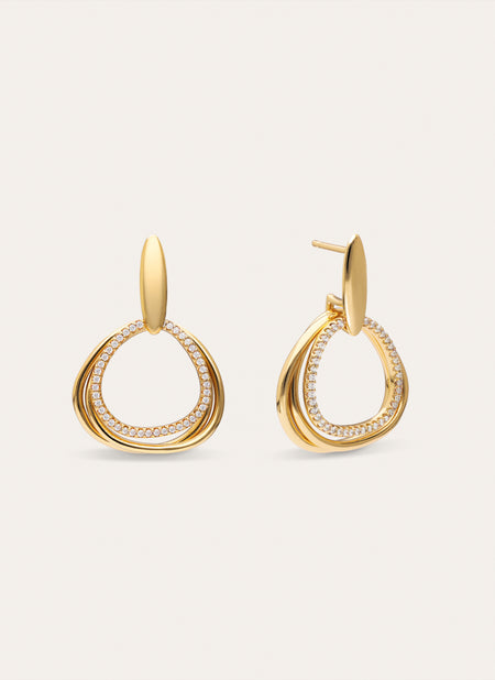 Pendientes Oria Baño Oro