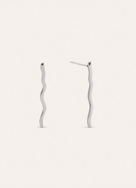 Pendientes Serpiente Acero