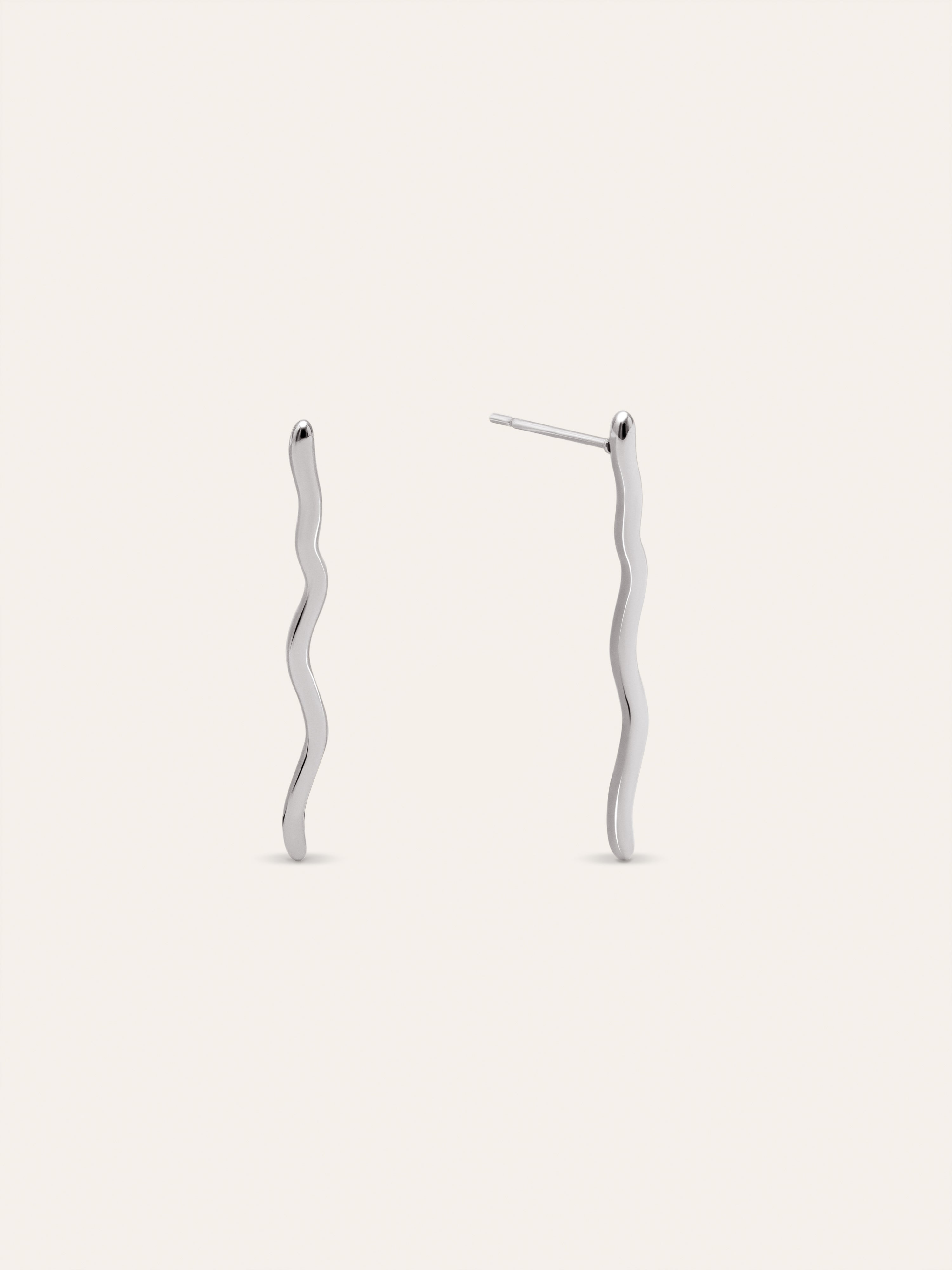 Pendientes Serpiente Acero