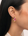 Pendientes Sia Berries Acero Baño Oro
