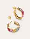 Pendientes Sia Berries Acero Baño Oro