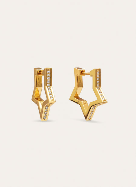 Superstar Sparks Earrings Gold-Plated