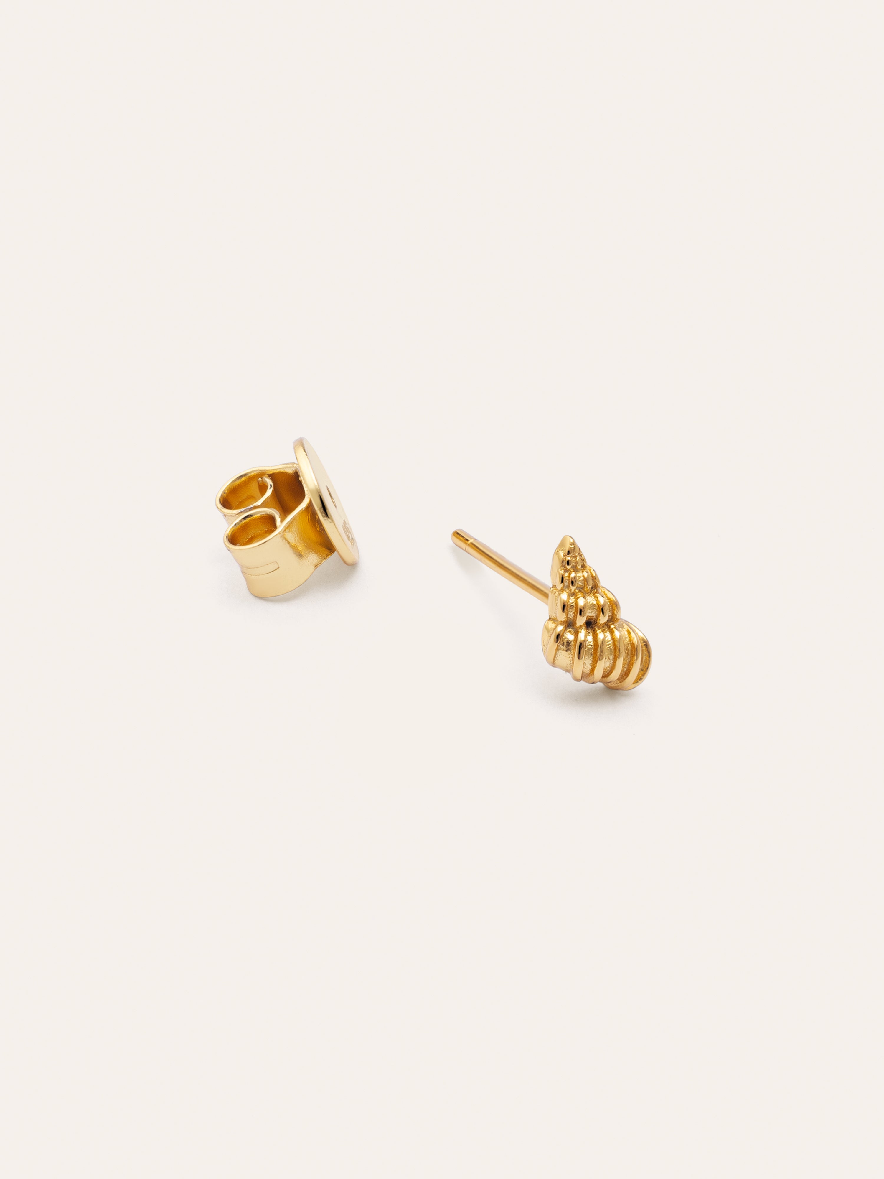 Bali Shell Gold Single Earring