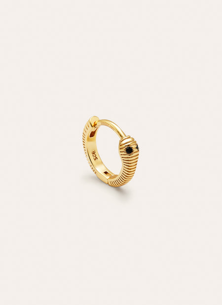 Snake Gold Single Earring