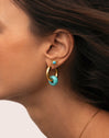 Solea Stainless Steel Gold Single Earring