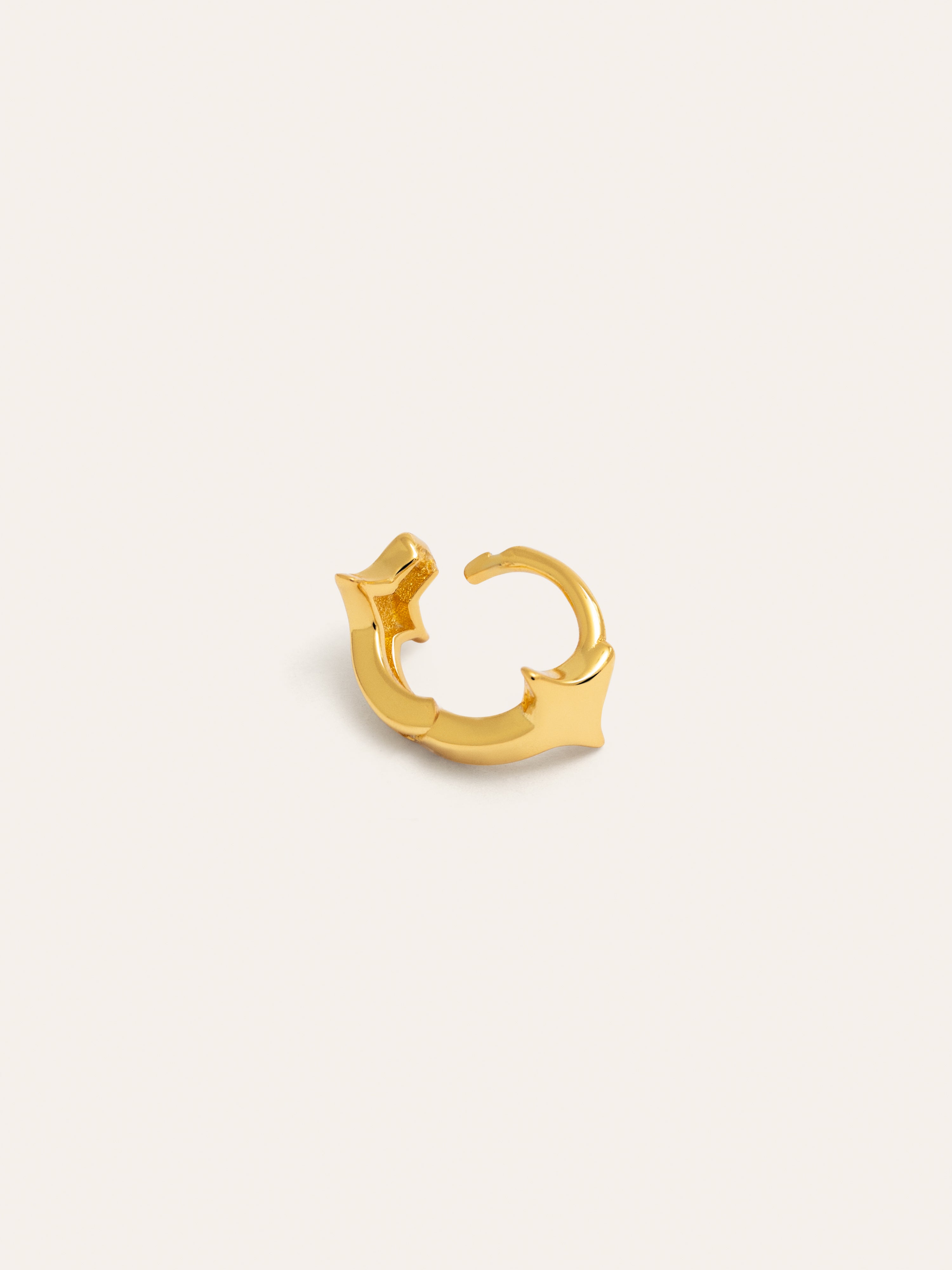 Pendiente Suelto Tiny Star Plata Baño Oro