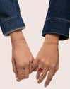 Pack 2 Pulseras Amistad Colores Acero Baño Oro
