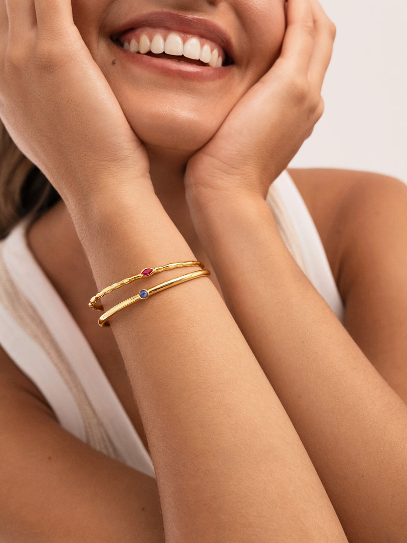 Alma Rose Gold-Plated Cuff Bracelet