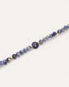 Pulsera Amulet Cianita Acero Baño Oro