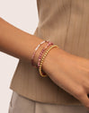 Brazalete Bomb Acero Baño Oro