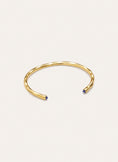 Bracelet Cane Cyanite Plaqué Or