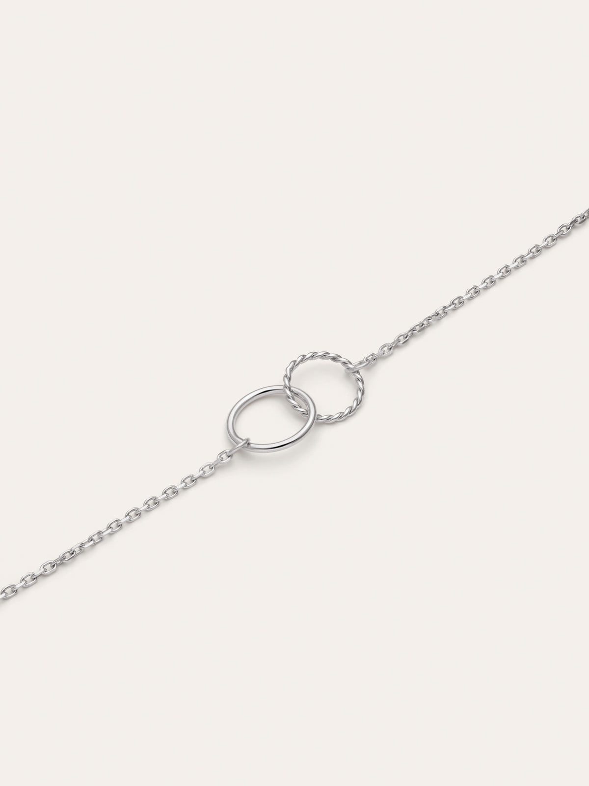 Pulsera Circles Twist Acero