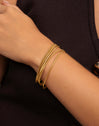 Pulsera Cleopatra Acero Baño Oro