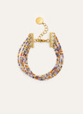 Pulsera Crystals Cleopatra Acero Baño Oro