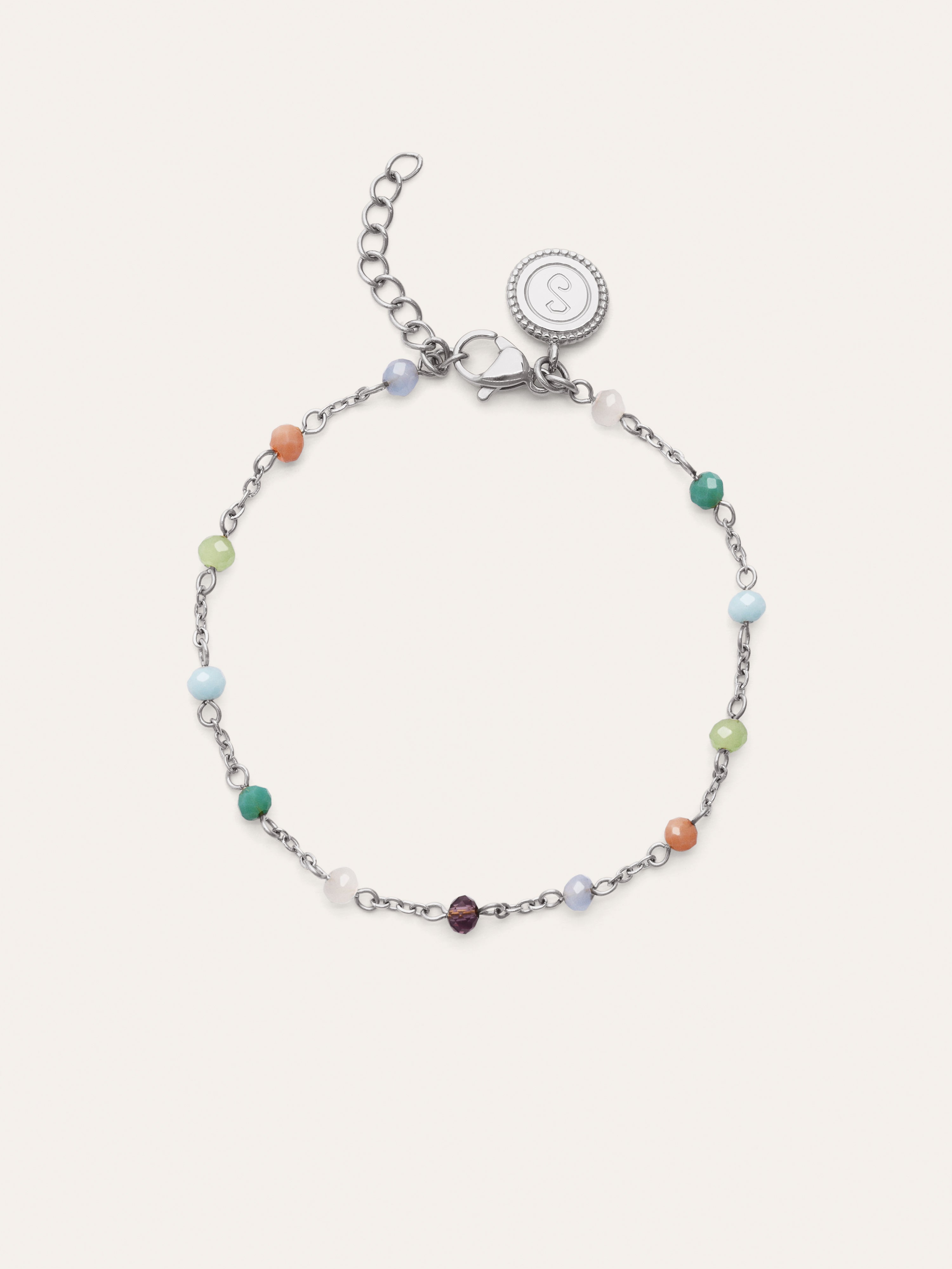 Pulsera Crystals Colors Acero