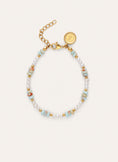 Pulsera Daylight Perlas Acero Baño Oro