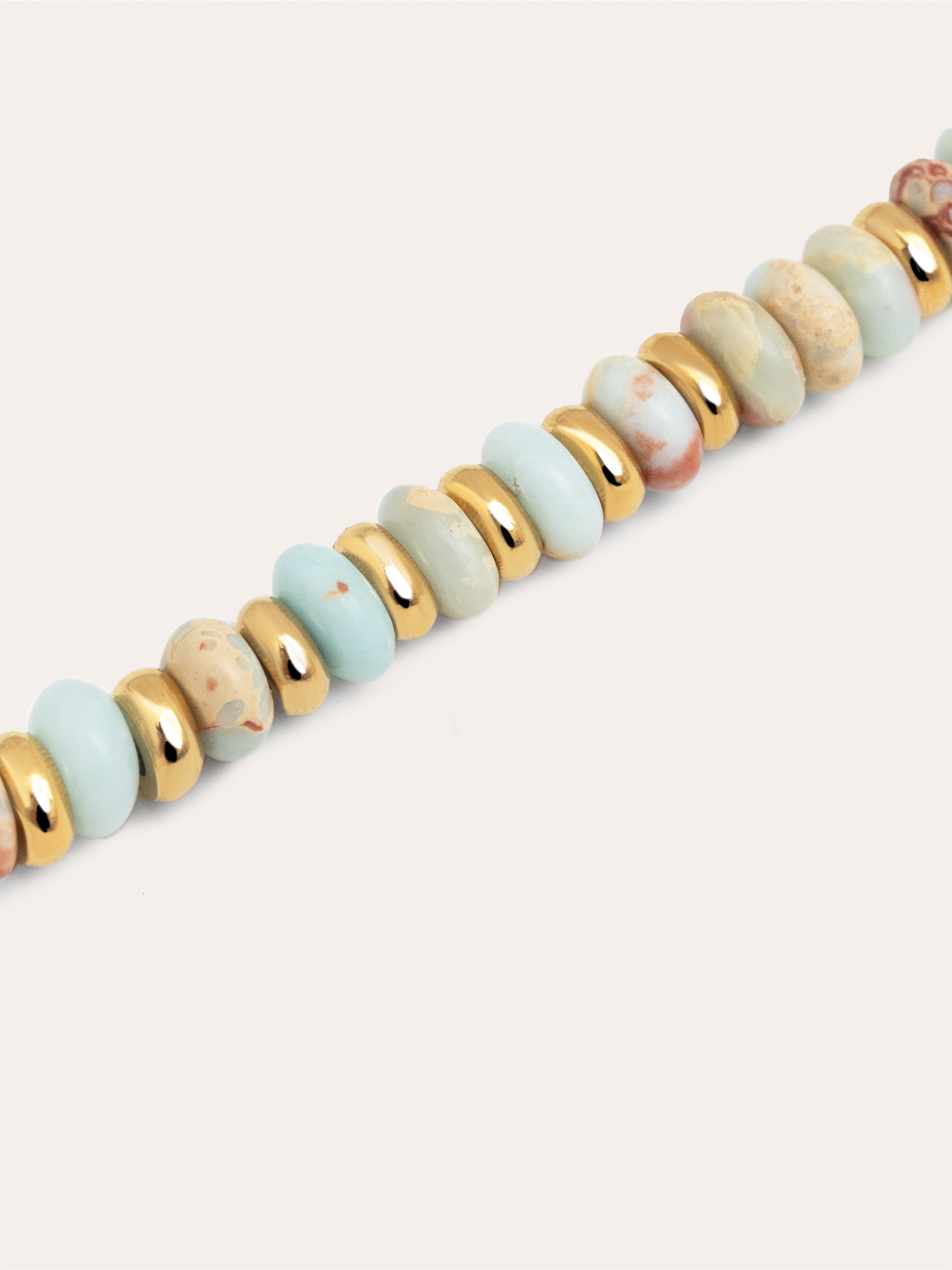 Pulsera Full Daylight Acero Baño Oro