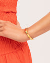 Armband Gina Staal verguld met goud