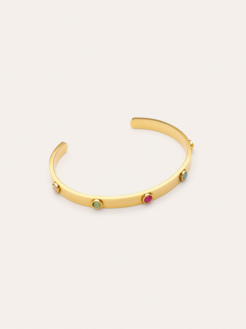 Armband Gina Staal verguld met goud