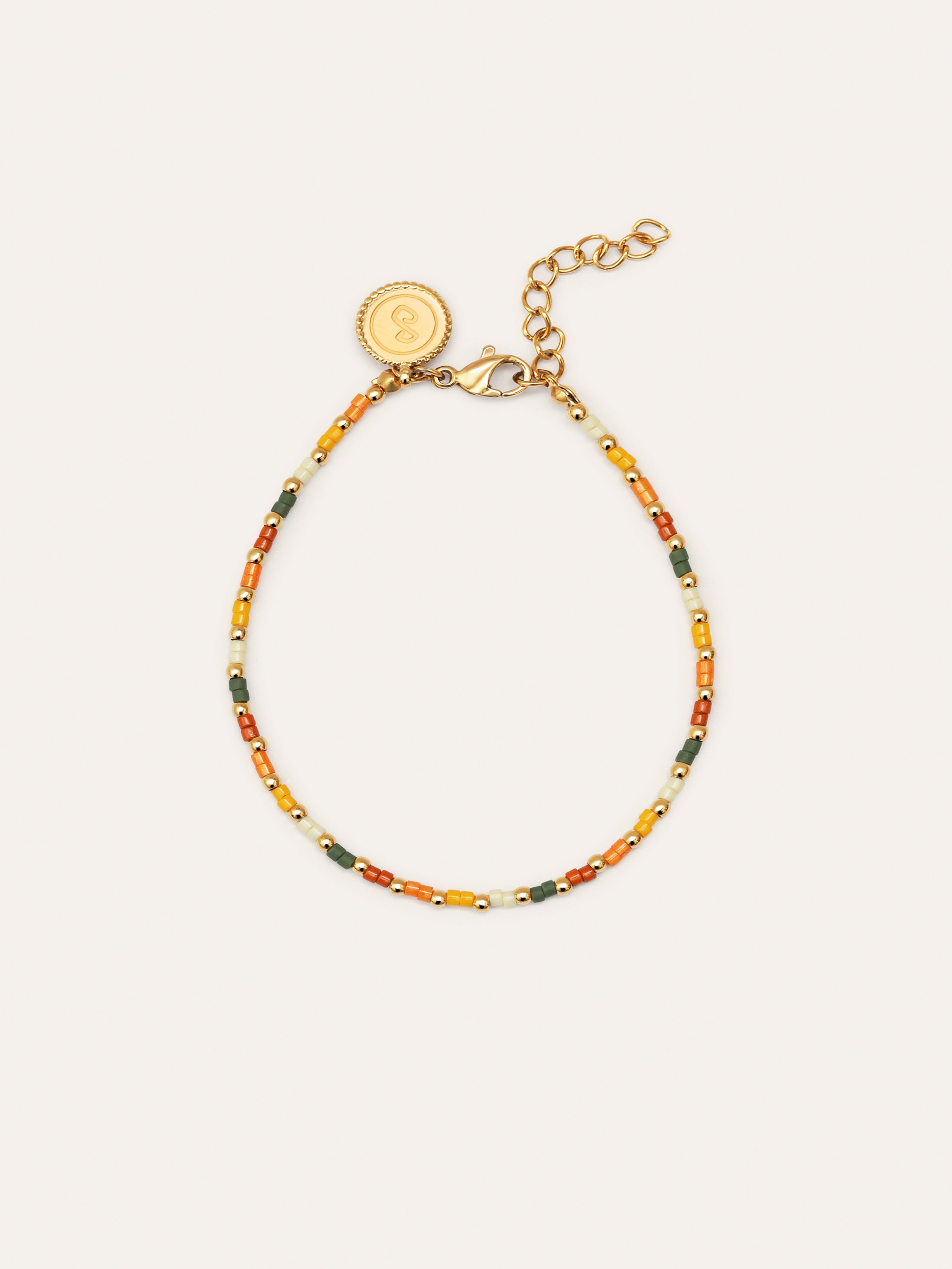 Pulsera Harvest Colors Acero Baño Oro