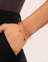 Unendlichkeit Armband Edelstahl Vergoldet - vista 4