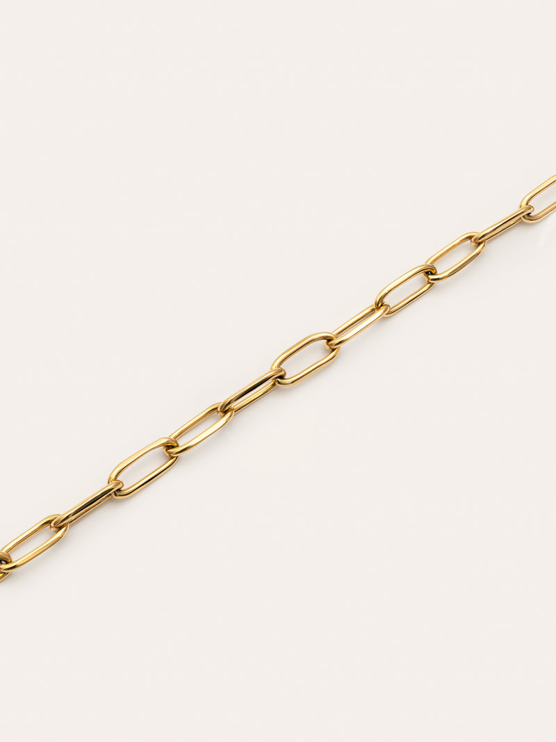 Pulsera Link Acero Baño Oro