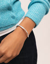 Cuff Bracelet Lizze Steel - puesto en modelo