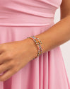 Pulsera Mawi Colors Acero Baño Oro