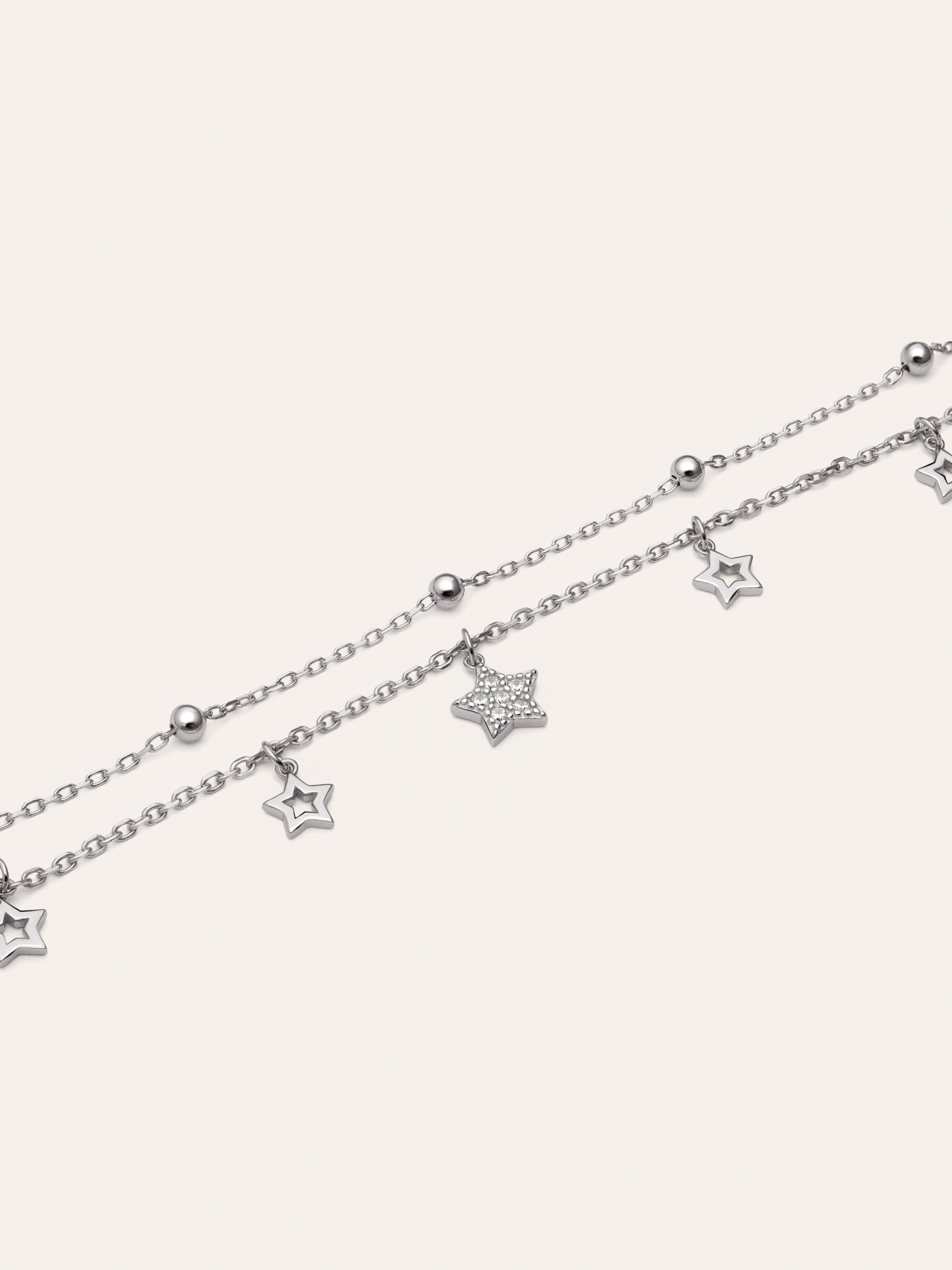 Pulsera Mil Estrellas Plata