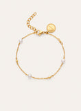 Bracelet Bahia Pearls Acier plaqué or