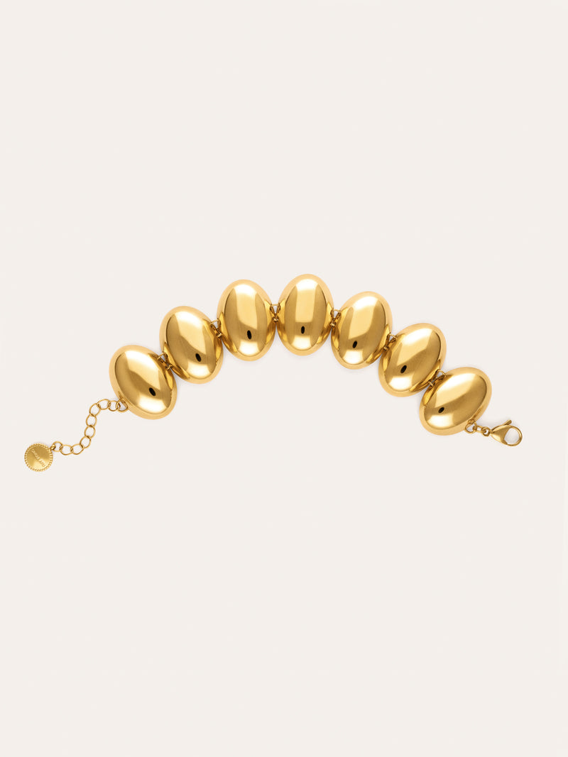 Pulsera Oceya Acero Baño Oro